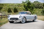 Chevrolet Corvette Polo White 1954 года